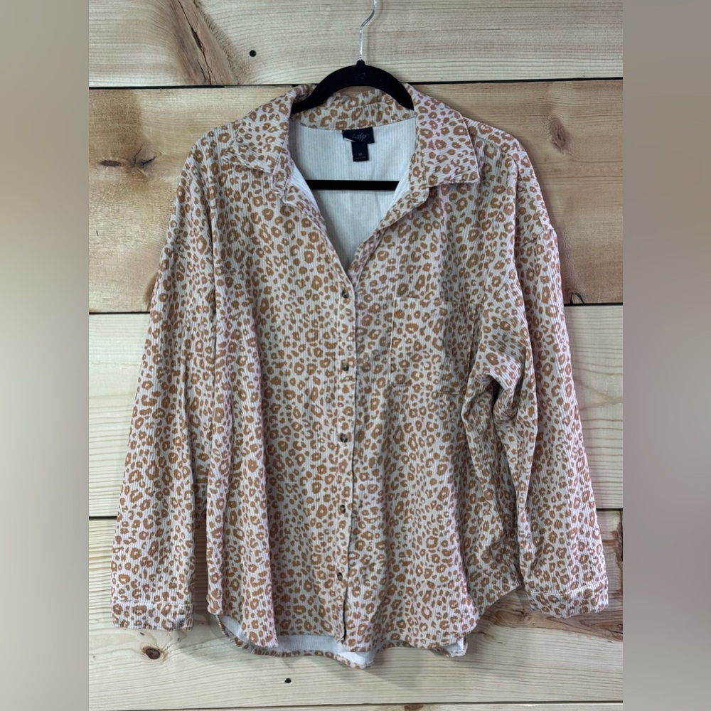 Daytrip Corded Button Down Shacket - image 2